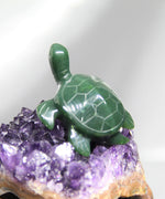 Hand Carved Jade Animals - Turtles #2309